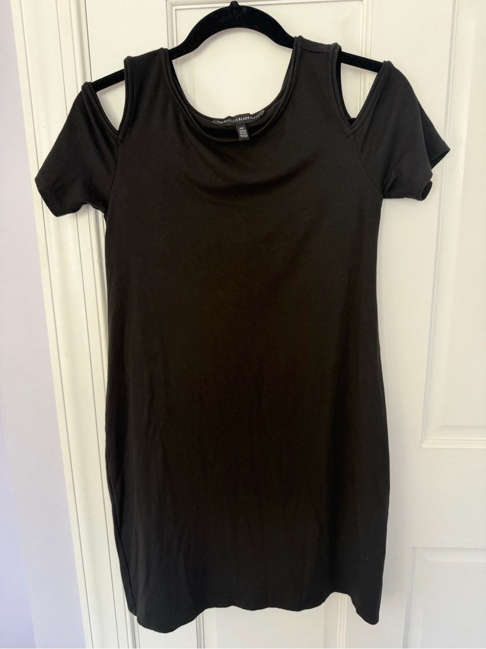 White House Black Market mini dress simple Black